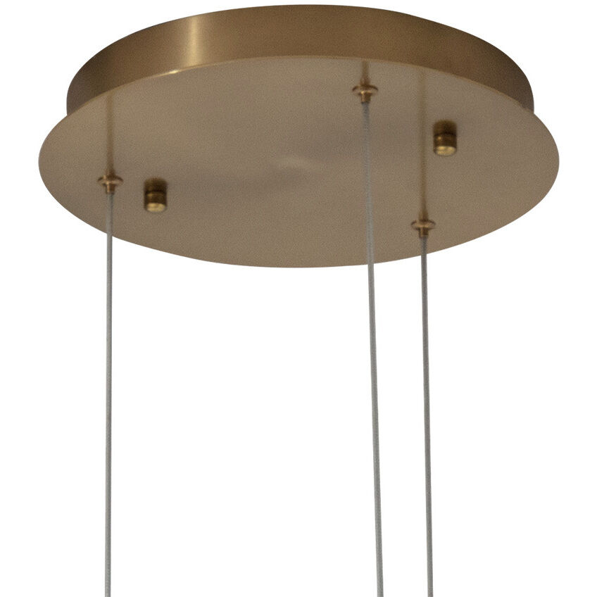 Saphira LED Brushed Gold / Bronze / Silver Chandelier Ceiling Light